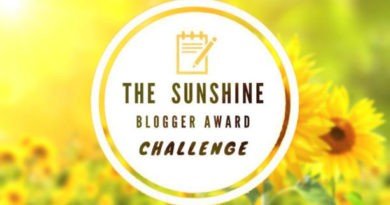 The Sunshine Blogger Award (Challenge) The Sunshine Blogger Award (Challenge)