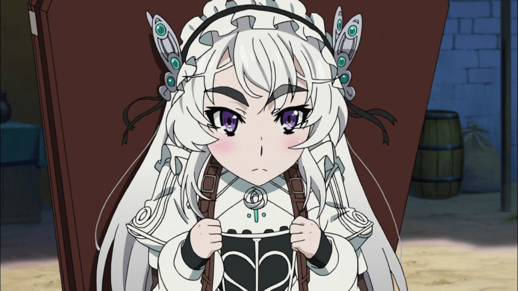 white hair anime characters female