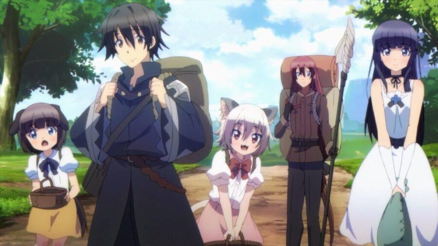 Similar to Beast Tamer, Death March to the Parallel World Rhapsody is a fantasy anime with a kind-hearted MC and kawaii girls who fawn over him.